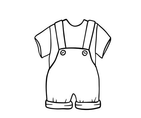 baby boy dress drawing